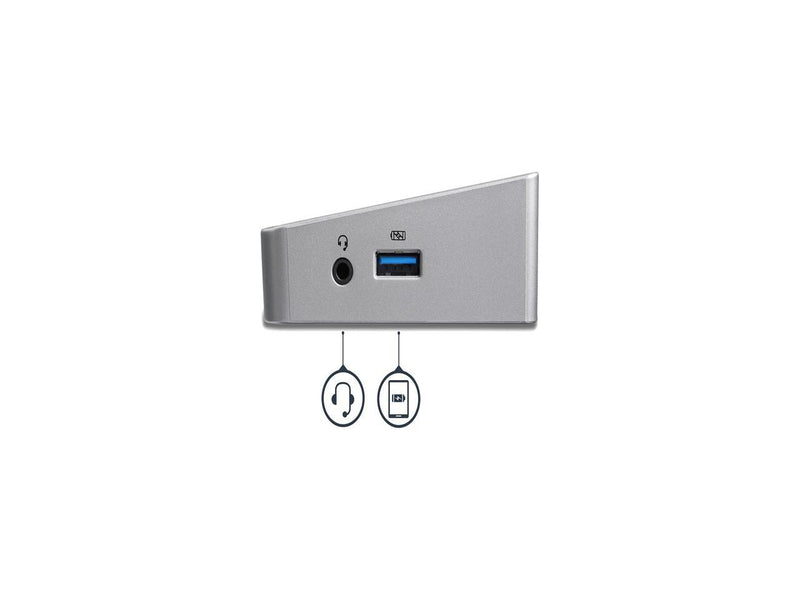 StarTech.com DK30CH2DPPD 4K USB C Dock - 60W Power Delivery - Triple Monitor USB