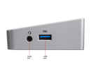 StarTech.com Black/Silver DK30CH2DEP USB C Dock - Triple 4K - 100W USB PD - Mac,