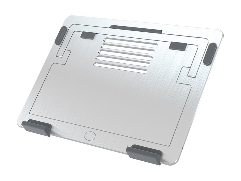 Cooler Master ErgoStand Air Silver Laptop Cooler, Aluminum Alloy, Soft