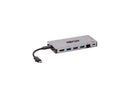 Tripp Lite Gray U442-DOCK5D-GY USB-C Dock with Detachable Cord, 4K HDMI, 3x