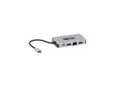 Tripp Lite Gray U442-DOCK6-GY USB-C Dual Display Dock, 4K HDMI, VGA, 2x USB-A