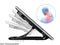 Rosewill RGB Laptop Cooling Pad, Supports 12-17 Inch Notebooks, Adjustable