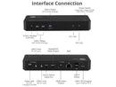 SIIG Black CE-DK0111-S1 Dual Host 4K USB-C KVM MST Docking Station with PD
