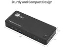 SIIG Black CE-DK0111-S1 Dual Host 4K USB-C KVM MST Docking Station with PD