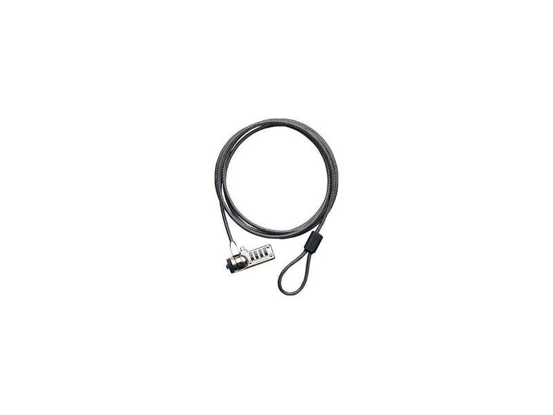 Targus DEFCON Serialized Cable Lock (SCL) - Combination Lock - Galvanized Steel