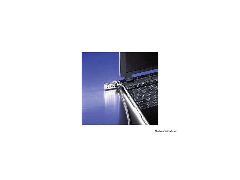 Targus DEFCON Serialized Cable Lock (SCL) - Combination Lock - Galvanized Steel