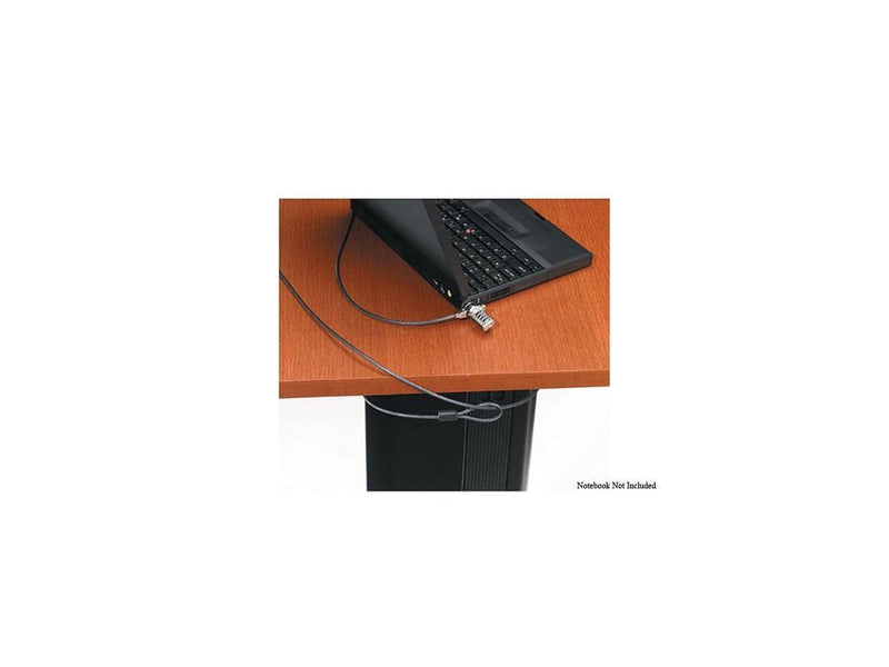 Targus DEFCON Serialized Cable Lock (SCL) - Combination Lock - Galvanized Steel