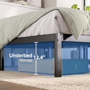 ZINUS ELIAS METAL PLATFORM BED FRAME TWIN ZU-FBMMP1ZC-14T - BLACK - Like New