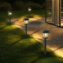 Greluna Solar Lights Outdoor, 6 Pack Waterproof Auto On/Off Solar Pathway Lights - Like New