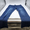 BLU ROCK MEN'S 4-WAY STRETCH SLIM FIT STRAIGHT JEANS EJ2 - MEN 38X31 - DARK WASH - Like New