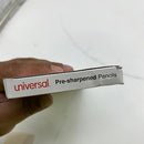 UNIVERSAL #2 PRE-SHARPENED WOODCASE PENCIL, HB (#2), BLACK LEAD 24/PACK - Like New
