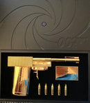 FIRST LIGHT OFFICIAL 007 LEGACY EDITION GOLDEN GUN DISPLAY COLLECTIBLE - GOLD - Like New