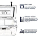 YETI TUNDRA 75 QUARTS COOLER - WHITE - Like New