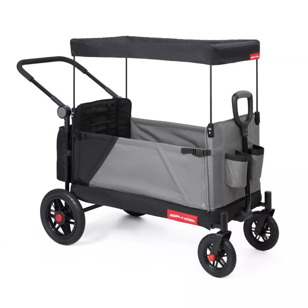 RADIO FLYER FOLDING ALL TERRAIN VENTURE KID CARGO STROLLER WAGONSTEEL - GRAY - Brand New