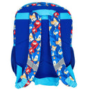 SEGA SONIC THE HEDGEHOG KIDS' 10L SINGLE BACKPACK - BLUE - Brand New