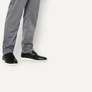 AMAZON ESSENTIALS MEN'S CASUAL DERBY DRESS PADDED COLLAR SIZE 10 BLACK - Brand New
