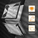 Fintie Heavy Duty Hard Shell Cover for Macbook Air 13 Face Cover Clear - Like New