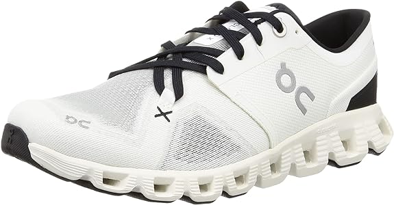 60.98706 On Men's Cloud X V3 Shoes Ivory/Black Size 10 - Scratch & Dent