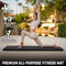 GOSPORTS 2 INCH THICK 6 FT X 2 FT TRI-FOLD EXERCISE FITNESS MAT - BLACK - Like New