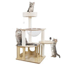 Sthdofrpaits Cat Tree, Modern Cat Tower for Indoor Cats - B0CCNRXFSB - Brown - Brand New