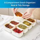 Pure Future Air-Tight Snackle Box Container –Divided Serving Tray with Lid - Brand New