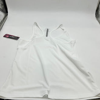 GALAXY BY HARVIC MOSTING TANK TOP BREATHABLE WICKING - SIZE: WOMEN M - WHITE - Brand New