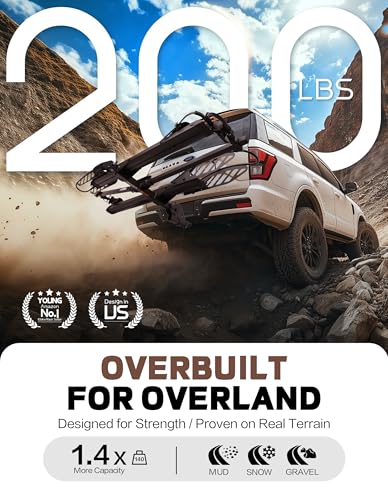 YOUNG ELECTRIC HITCH BIKE RACK FOR CARS, 2-BIKE RACK, 10104118YE018 - BLACK - Like New