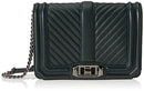 REBECCA MINKOFF WOMEN'S CHEVRON QUILTED LOVE CROSSBODY BAG WOMEN REGULAR - Like New