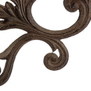 Cream Ceramic and Acanthus Leaf Metal Epergne Centerpiece - B00CY3XWPG - Brand New