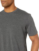 AMAZON ESSENTIALS MEN'S SHORT-SLEEVE CREWNECK T-SHIRT 2PC - SIZE: L - GRAY/BLUE - Like New
