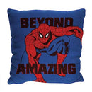 Northwest Spider-Man Beyond Amazing Woven Jacquard Pillow 20" x 20" Amazing Hero - Brand New