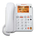 AT&T Corded Phone Digital Answering Caller ID Large Tilt Display CL4940 - WHITE - Like New