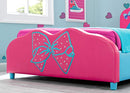 DELTA CHILDREN UPHOLSTERED TWIN BED, JOJO SIWA BB81440JS-1126 - PINK - Like New