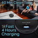 SERENELIFE PURE CLEAN ROBOT VACUUM CLEANER UPGRADED LITHIUM PUCRC26B-5 BLACK - Like New