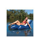Intex X00339UV9L Floating Recliner Inflatable Lounge, 71in X 53in, Multicolor - Brand New
