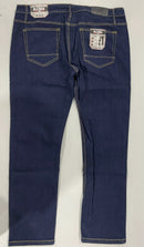 BLU ROCK MEN'S DENIM STRETCH SLIM FIT FLEX JEANS - SIZE: MEN 36X30 - DARK WASH - Brand New