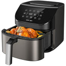 RAMJOY AIR FRYER 6.8 QUARTS 10-IN-1 FUNCTIONS RAF-650 - METAL GREY - Like New