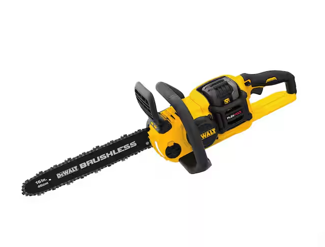 DEWALT FLEXVOLT 60V MAX 16" Brushless Cordless Battery Powered Chainsaw - YELLOW - Like New