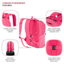 SWISSGEAR ORIENTATION LAPTOP BACKPACK, 17"X12"X7", SAI006 - PINK - Like New