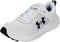 3026175 Under Armour Men's Charged Assert 10 Running Shoe White/Black 11 Like New