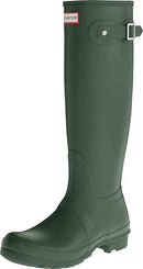 HUNTER WOMEN'S ORIGINAL TALL RAIN BOOTS - SIZE: MEN 10 (EU M42) - GREEN - Like New