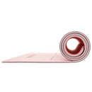 KAYMOAH Yoga Mat with Alignment Marks 72"L x 24"W x 2/5" Thick (Pink) - Brand New