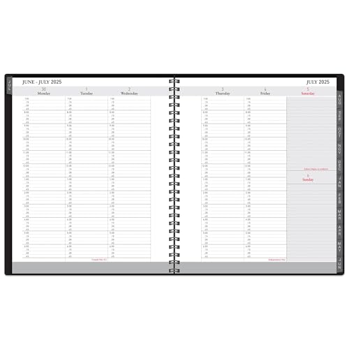 OFFICE DEPOT 2025-2026 OFFICE DEPOT® 14-MONTH WEEKLY/MONTHLY Planner - BLACK - Brand New