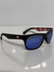 MAUI JIM MJ 736-02 CA BLACK FRAME UNISEX ACETATE BLUE POLARIZED LENSES 57MM - Like New