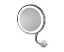 My Flexible Mirror 5x Magnification 7” Make Up Round Vanity Suction Cup - Silver - Like New