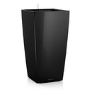 Lechuza CUBICO 22” Tall Self Watering Planter B0026OJJ46 - Charcoal, Metallic - Brand New