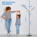 OUTON LED FLOOR LAMP FOR LIVING ROOM, DIMMABLE READING LAMP - BROWN - Brand New