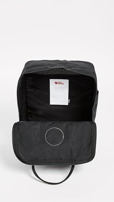 Fjallraven Classic Kanken Original Backpack, 23510-550 - BLACK - Scratch & Dent