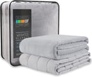 Degrees of Comfort Weighted Blanket Queen Size, 60x80 18Lbs, Gray - Like New