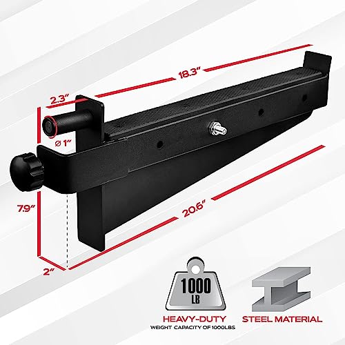 YES4ALL 1,000 LBS CAPACITY - PREMIUM SAFETY SQUAT BAR ATTACHMENT - BLACK - Like New